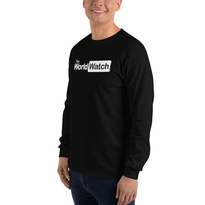 TheWorldWatch White Logo Long Sleeve Shirt