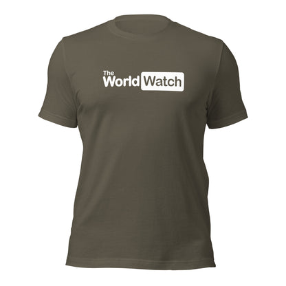 TheWorldWatch White Logo T-Shirt