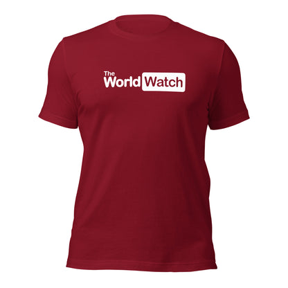 TheWorldWatch White Logo T-Shirt